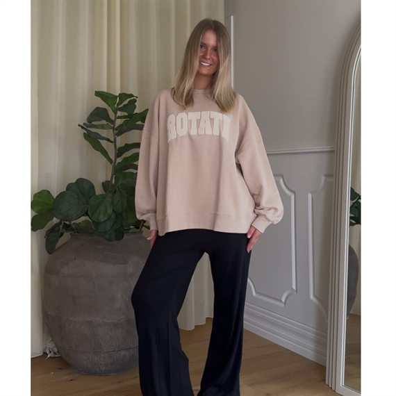 Rotate Heavy Sweat Crewneck Sweatshirt, Cement